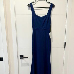Lulu's Sweetest Thing Maxi Dress, Navy, XS - NWT